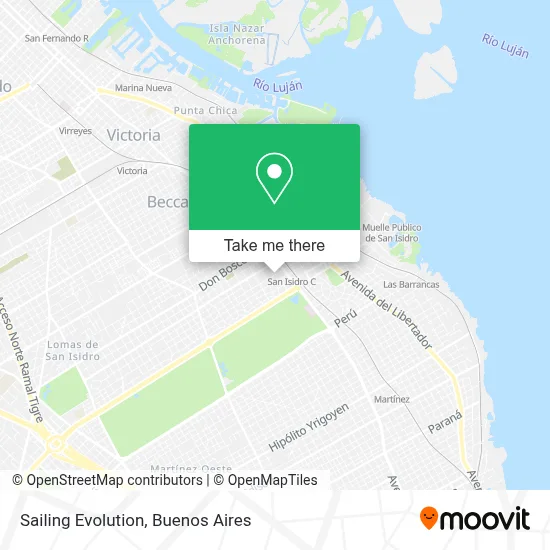 Sailing Evolution map