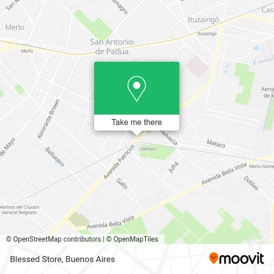 Blessed Store map