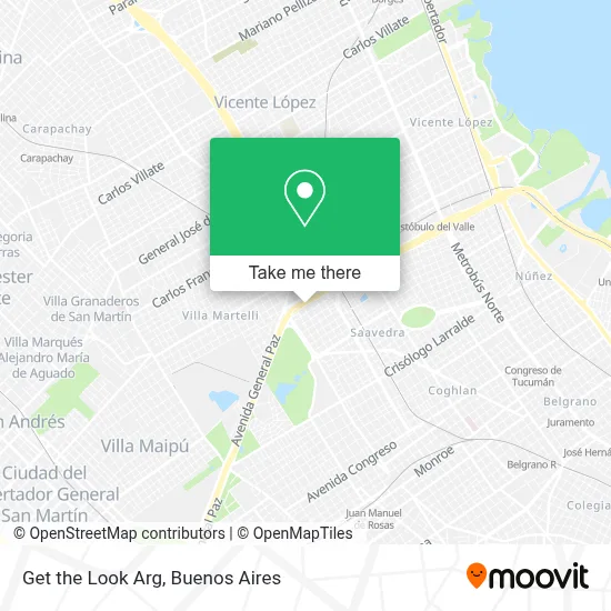 Get the Look Arg map