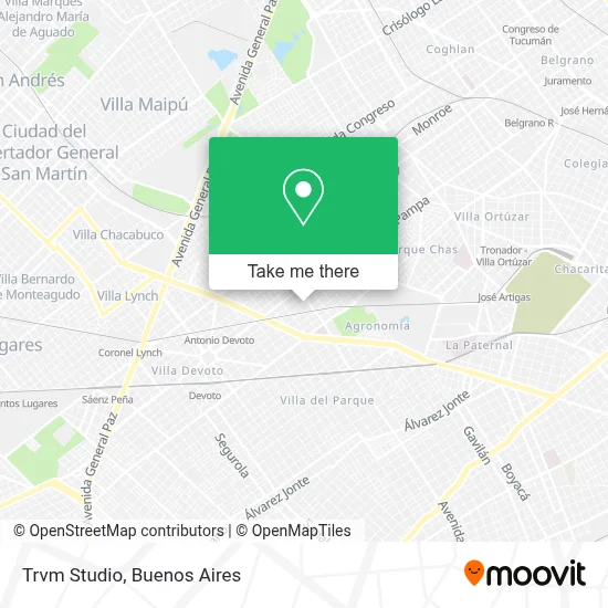 Trvm Studio map