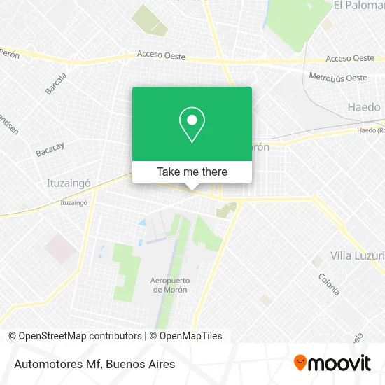Automotores Mf map