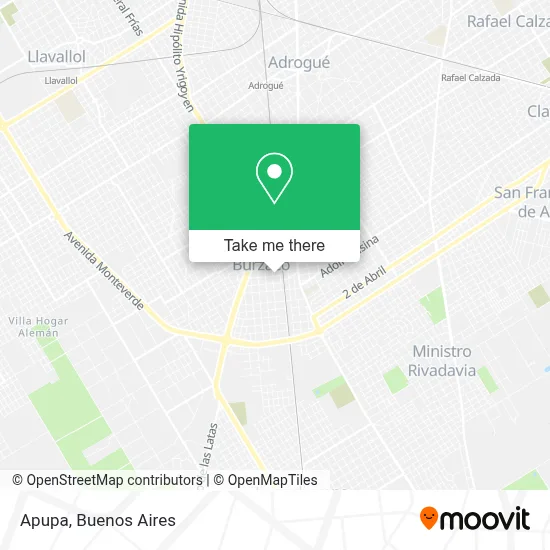Apupa map