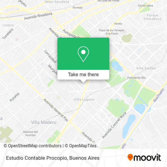 Estudio Contable Procopio map