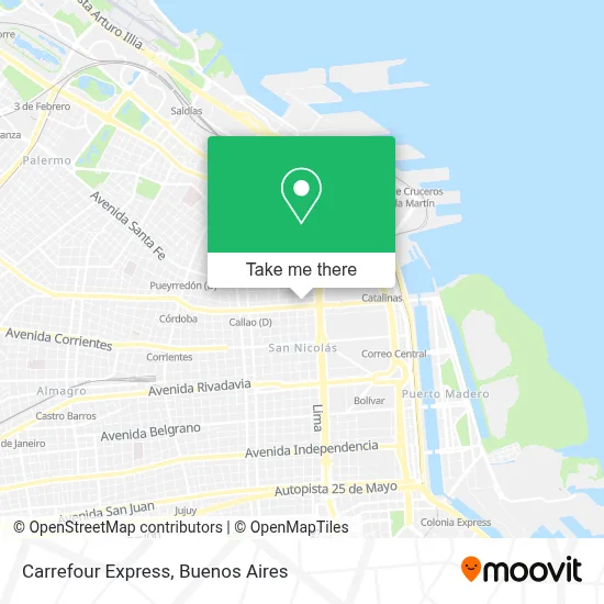 Carrefour Express map