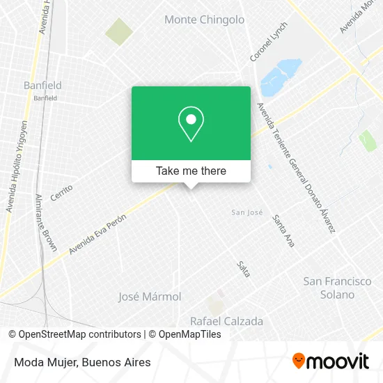 Moda Mujer map
