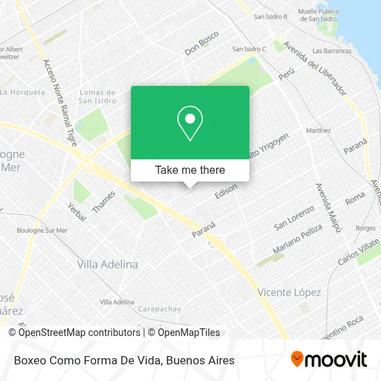 Boxeo Como Forma De Vida map