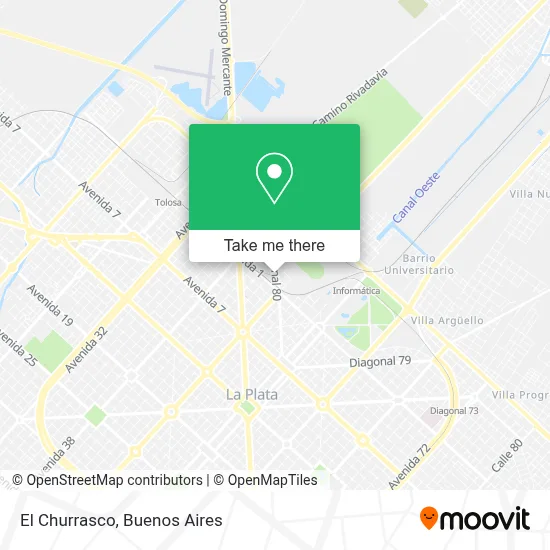 El Churrasco map