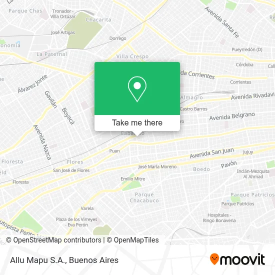 Allu Mapu S.A. map