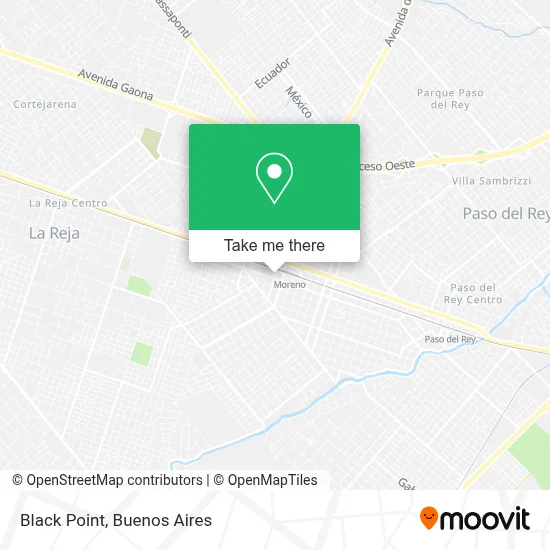 Black Point map