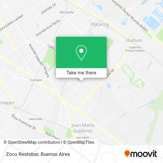 Zoco Restobar map