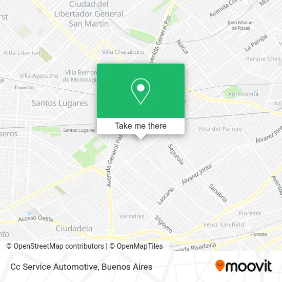 Cc Service Automotive map
