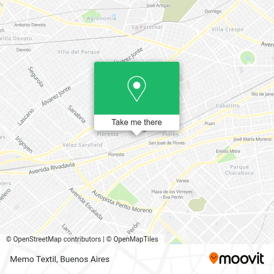 Memo Textil map