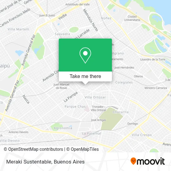 Meraki Sustentable map