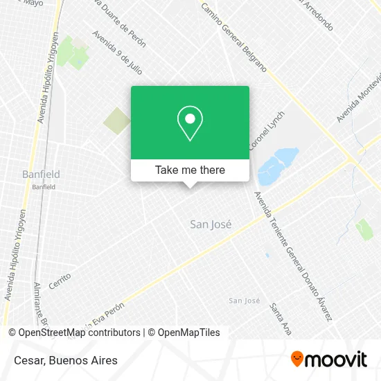 Cesar map