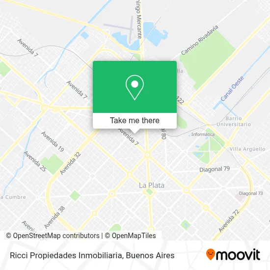 Ricci Propiedades Inmobiliaria map