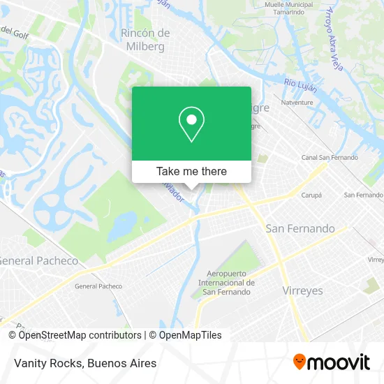 Vanity Rocks map