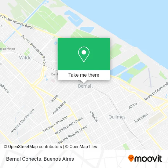 Bernal Conecta map