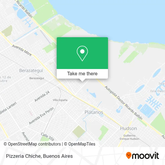 Pizzeria Chiche map