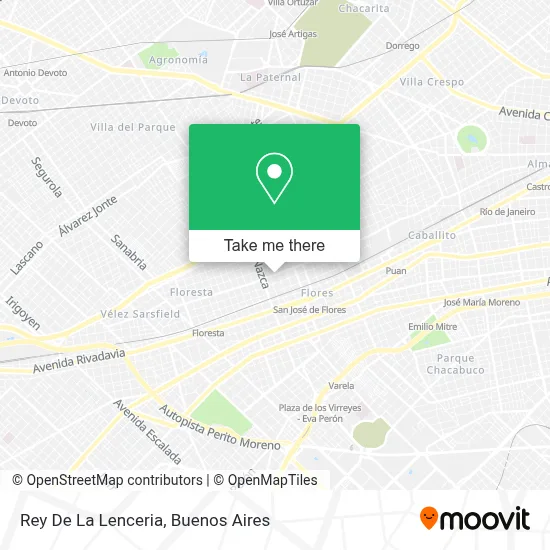 Rey De La Lenceria map