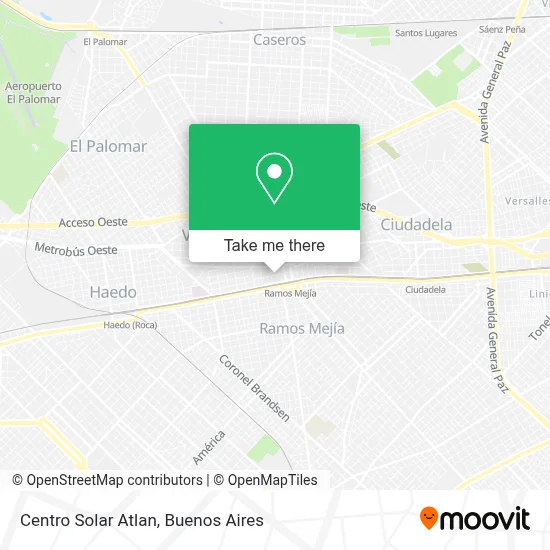 Centro Solar Atlan map