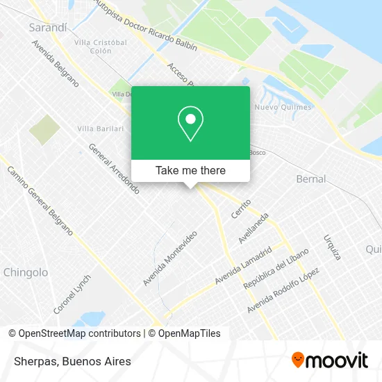 Sherpas map