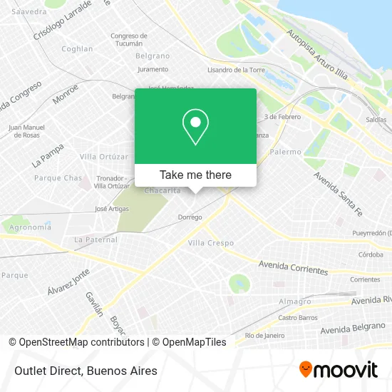 Outlet Direct map