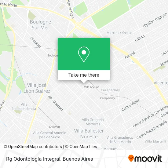 Rg Odontología Integral map