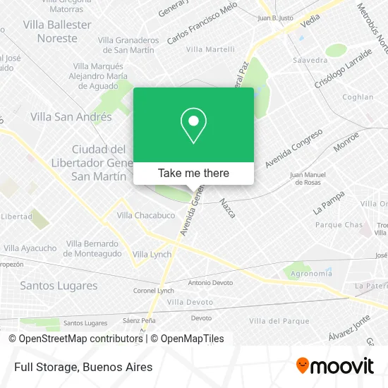 Full Storage map
