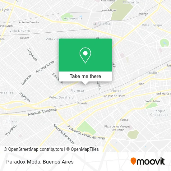 Paradox Moda map