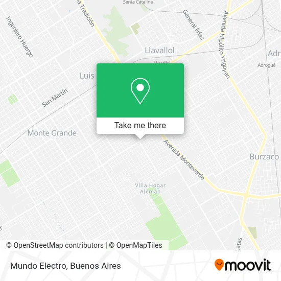 Mundo Electro map