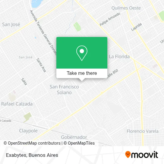 Exabytes map