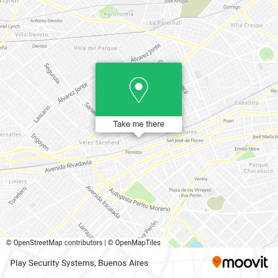 Play Security Systems map