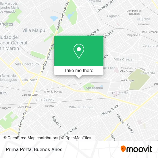 Prima Porta map