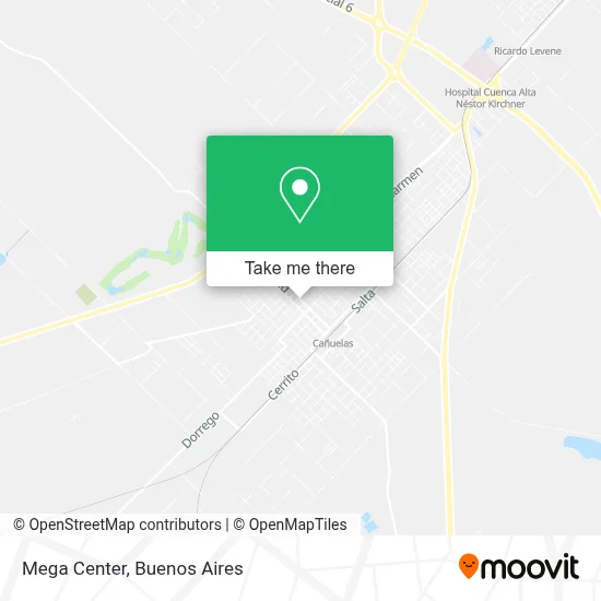 Mega Center map