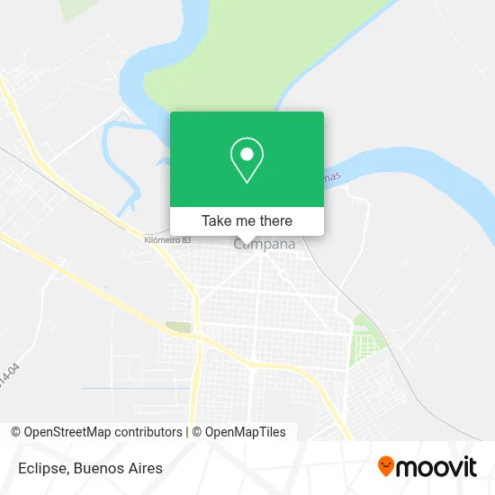 Eclipse map