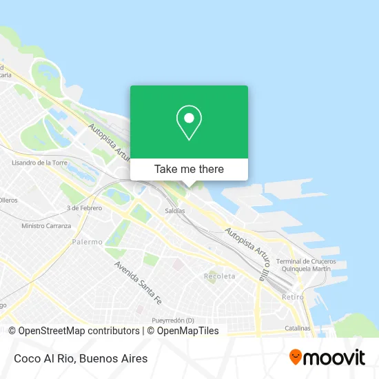 Coco Al Rio map