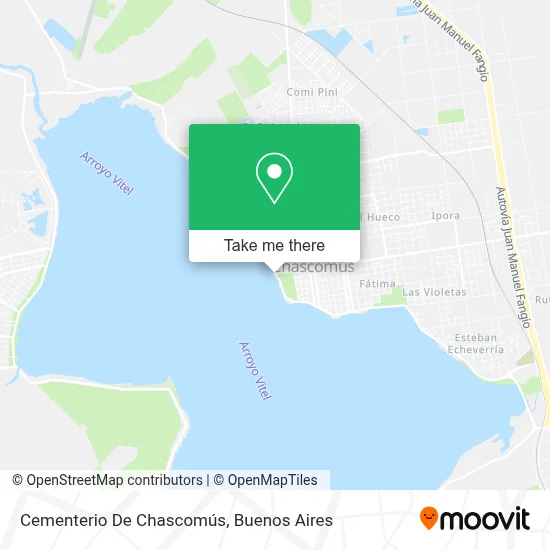 Cementerio De Chascomús map