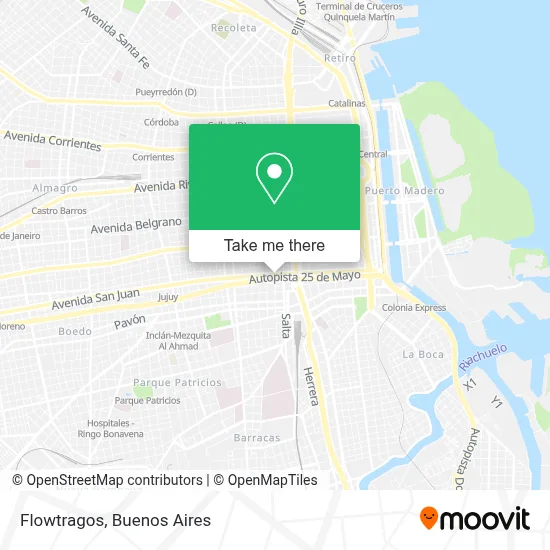 Flowtragos map
