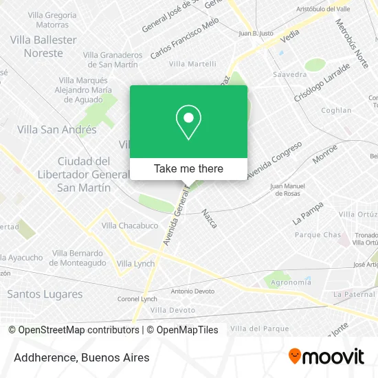 Addherence map