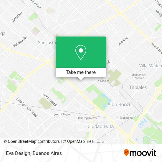 Eva Design map