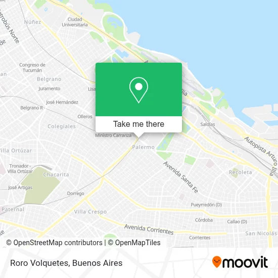 Roro Volquetes map