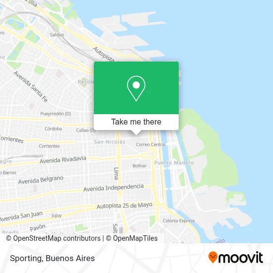 Sporting map