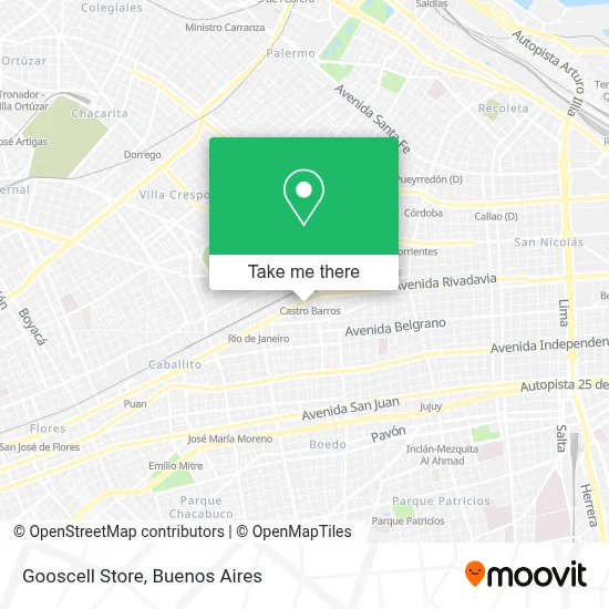 Gooscell Store map