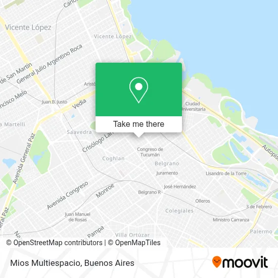 Mios Multiespacio map