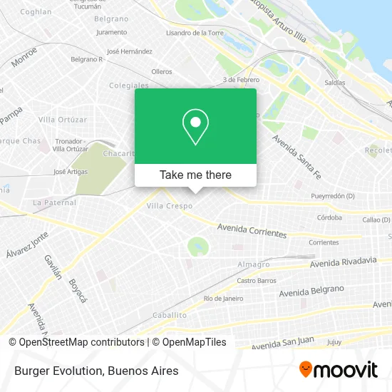 Burger Evolution map
