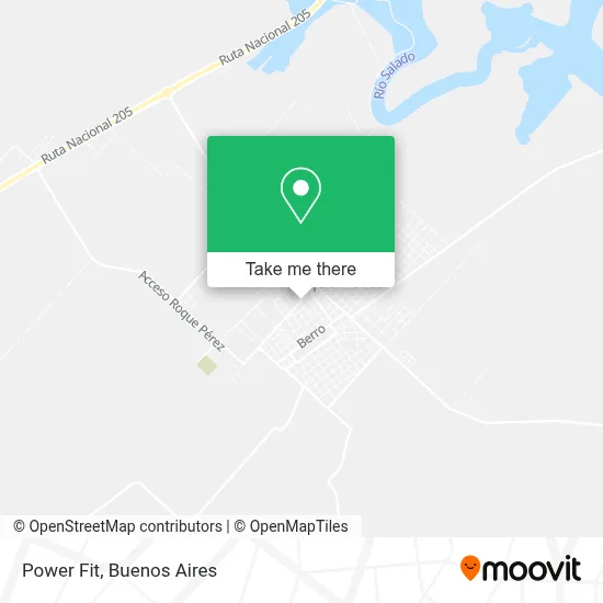 Power Fit map