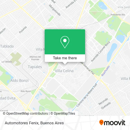 Automotores Fenix map