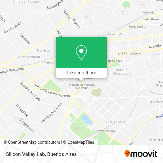 Silicon Valley Lab map