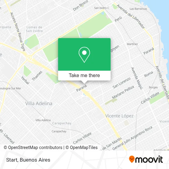Start map