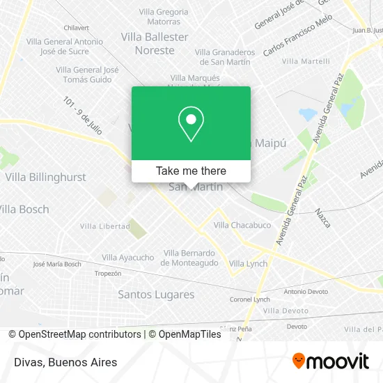 Divas map